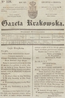 Gazeta Krakowska. 1837, nr 128