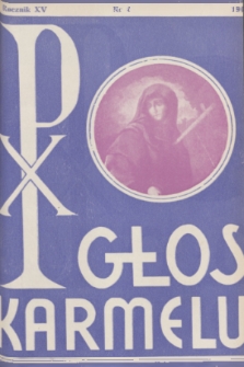 Głos Karmelu : [miesięcznik zakonu OO. Karmelitów Bosych, poświęcony głębszym zagadnieniom życia wewnętrznego]. R.15, 1946, nr 4