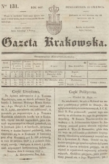 Gazeta Krakowska. 1837, nr 131