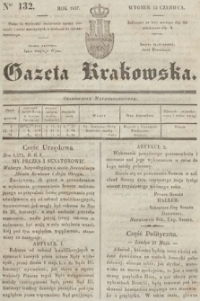 Gazeta Krakowska. 1837, nr 132