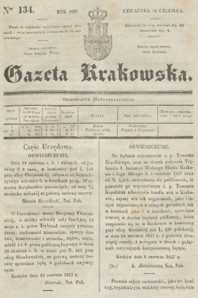 Gazeta Krakowska. 1837, nr 134