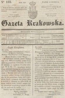 Gazeta Krakowska. 1837, nr 135