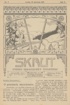 Skaut : pismo młodzieży polskiej. T.1, R.2, 1912, nr 7
