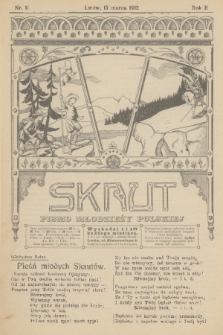 Skaut : pismo młodzieży polskiej. T.1, R.2, 1912, nr T1