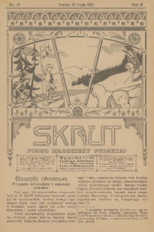 Skaut : pismo młodzieży polskiej. T.1, R.2, 1912, nr 15