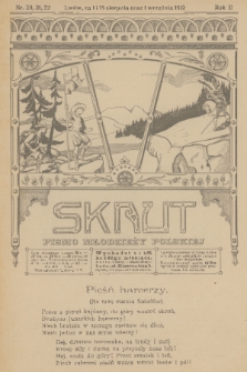 Skaut : pismo młodzieży polskiej. T.1, R.2, 1912, nr 20, 21, 22