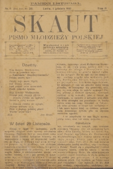 Skaut : pismo młodzieży polskiej. T.2, 1912, nr 6