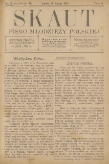 Skaut : pismo młodzieży polskiej. T.2, 1913, nr 11