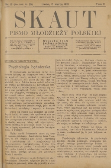 Skaut : pismo młodzieży polskiej. T.2, 1913, nr 13