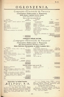 Ogłoszenia [dodatek do Dziennika Urzędowego Ministerstwa Skarbu]. 1927, nr 26