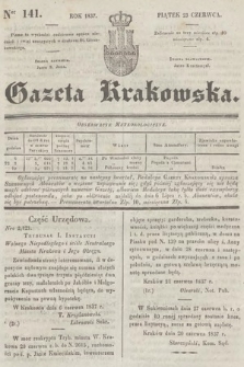 Gazeta Krakowska. 1837, nr 141