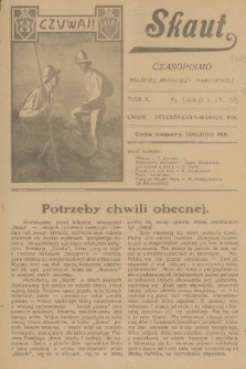 Skaut : czasopismo polskiej młodzieży harcerskiej. T.10, 1924, nr 1/2/3