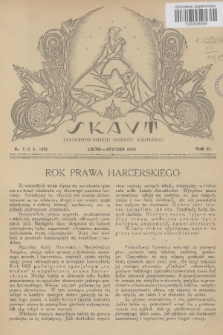 Skaut : czasopismo polskiej młodzieży harcerskiej. T.11, 1925, nr 1