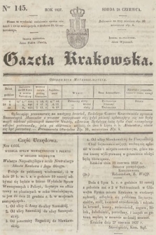 Gazeta Krakowska. 1837, nr 145