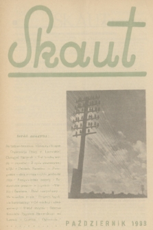 Skaut : miesięcznik młodzieży harcerskiej. T.19, 1933, nr 8