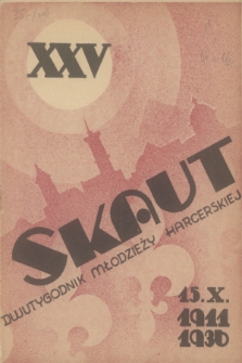 Skaut : dwutygodnik młodzieży harcerskiej. T.24, 1936, nr 3-4