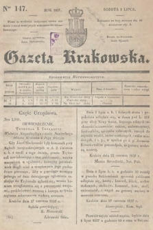 Gazeta Krakowska. 1837, nr 147