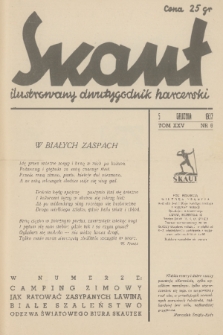 Skaut : ilustrowany dwutygodnik harcerski. T.25, 1937, nr 6