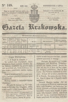 Gazeta Krakowska. 1837, nr 148