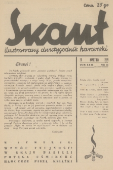 Skaut : ilustrowany dwutygodnik harcerski. T.26, 1939, nr 13