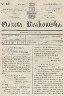 Gazeta Krakowska. 1837, nr 155