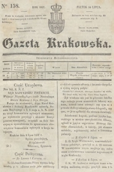Gazeta Krakowska. 1837, nr 158