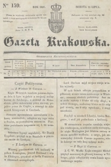 Gazeta Krakowska. 1837, nr 159