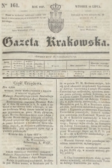 Gazeta Krakowska. 1837, nr 161