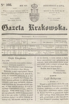 Gazeta Krakowska. 1837, nr 166