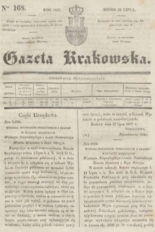 Gazeta Krakowska. 1837, nr 168