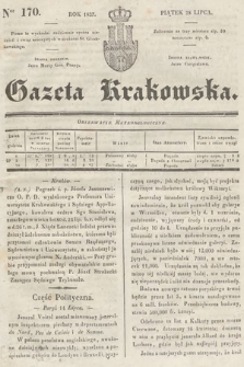 Gazeta Krakowska. 1837, nr 170