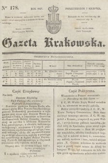 Gazeta Krakowska. 1837, nr 178
