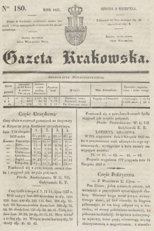 Gazeta Krakowska. 1837, nr 180