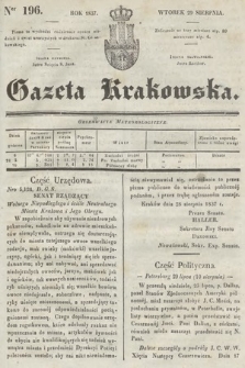 Gazeta Krakowska. 1837, nr 196