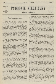 Tygodnik Niedzielny : pismo ludowe : wychodzi jako dodatek do Gazety Narodowej. R.6, 1872, nr 13