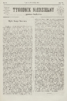 Tygodnik Niedzielny : pismo ludowe : wychodzi jako dodatek do Gazety Narodowej. R.7, 1873, nr 51