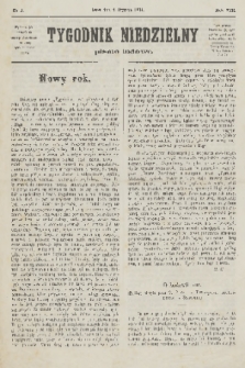 Tygodnik Niedzielny : pismo ludowe : wychodzi jako dodatek do Gazety Narodowej. R.8, 1874, nr 1