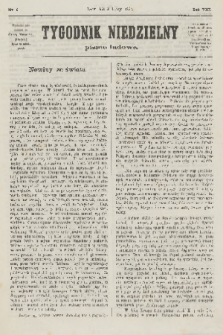 Tygodnik Niedzielny : pismo ludowe : wychodzi jako dodatek do Gazety Narodowej. R.8, 1874, nr 6