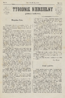 Tygodnik Niedzielny : pismo ludowe : wychodzi jako dodatek do Gazety Narodowej. R.8, 1874, nr 19