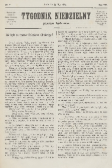 Tygodnik Niedzielny : pismo ludowe : wychodzi jako dodatek do Gazety Narodowej. R.8, 1874, nr 21