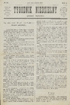 Tygodnik Niedzielny : pismo ludowe : wychodzi jako dodatek do Gazety Narodowej. R.10, 1876, nr 23