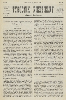 Tygodnik Niedzielny : pismo ludowe : wychodzi jako dodatek do Gazety Narodowej. R.10, 1876, nr 39