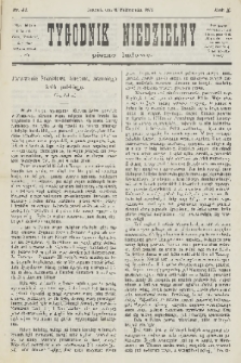 Tygodnik Niedzielny : pismo ludowe : wychodzi jako dodatek do Gazety Narodowej. R.10, 1876, nr 41