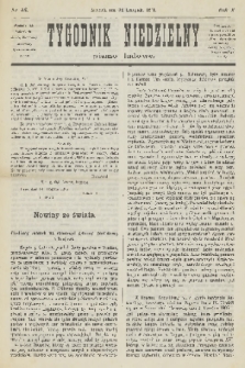 Tygodnik Niedzielny : pismo ludowe : wychodzi jako dodatek do Gazety Narodowej. R.10, 1876, nr 48