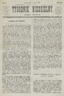 Tygodnik Niedzielny : pismo ludowe : wychodzi jako dodatek do Gazety Narodowej. R.11, 1877, nr 2