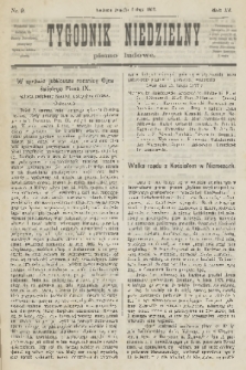 Tygodnik Niedzielny : pismo ludowe : wychodzi jako dodatek do Gazety Narodowej. R.11, 1877, nr 9