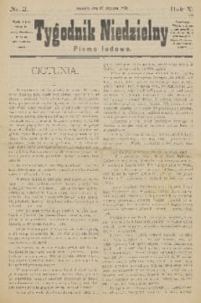 Tygodnik Niedzielny : pismo ludowe : wychodzi jako dodatek do Gazety Narodowej. R.12, 1878, nr 2