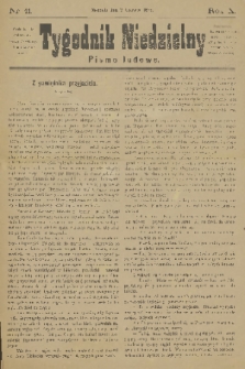 Tygodnik Niedzielny : pismo ludowe : wychodzi jako dodatek do Gazety Narodowej. R.12, 1878, nr 11