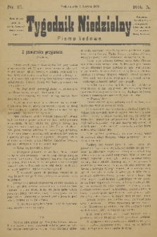 Tygodnik Niedzielny : pismo ludowe : wychodzi jako dodatek do Gazety Narodowej. R.12, 1878, nr 15