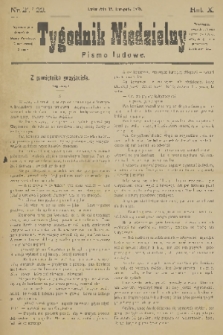 Tygodnik Niedzielny : pismo ludowe : wychodzi jako dodatek do Gazety Narodowej. R.12, 1878, nr 21 i 22
